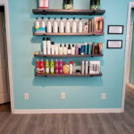 salon shelves